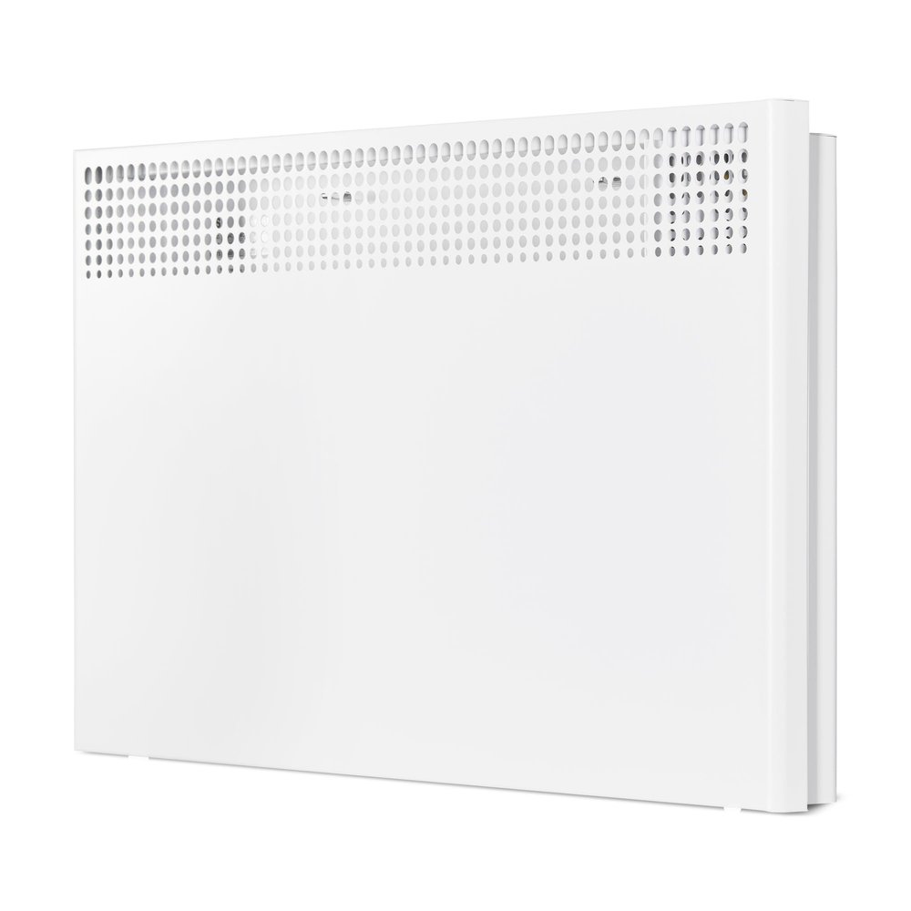 Stelpro Ultra-Quiet Wall Convector Heater  1500W / 240V (1125W / 208V)  17 9/16 H  28 5/8 W  Sleek Entry-Level Model  Silent Comfort, Quick Heat  No Built-In Thermostat (ASHC1502WCW)  White