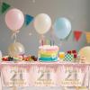 21st Birthday Decorations for Her,61Pcs Rose Gold 21th Decorations Tableware Include Happy 21st Birthday Plates and Napkins,Tablecloth,Forks,21 Decorations for Her,Serve 20 view 4