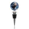 Vacuum Wine Stoppers Stainless Steel Cute Cat And Dog Holding A Bell Wine Bottle Stopper with Silicone Seal Reusable Wines Saver Pump Stoppers, Beverage Bottle Stopper, For Party Home Bar Wedding view 1
