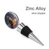 Vacuum Wine Stoppers Stainless Steel Cute Star Cat Stepping on Fireflies Wine Bottle Stopper with Silicone Seal Reusable Wines Saver Pump Stoppers, Beverage Bottle Stopper, For Party Home Bar Wedding view 3