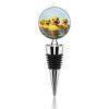 Vacuum Wine Stoppers Stainless Steel Cute Cute Yellow Rubber Ducky Wine Bottle Stopper with Silicone Seal Reusable Wines Saver Pump Stoppers, Beverage Bottle Stopper, For Party Home Bar Wedding view 1