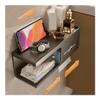 Paper Towel Holder, Wall Mounted Bathroom Paper Towel Holder - No Drill Toilet Paper Storage Shelf view 4