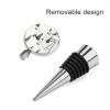 Vacuum Wine Stoppers Stainless Steel Cute Ski Lift With Fir Tree Wine Bottle Stopper with Silicone Seal Reusable Wines Saver Pump Stoppers, Beverage Bottle Stopper, For Party Home Bar Wedding view 4