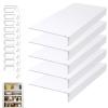 5 Pack Wire Rack Covers for Closets White, Easy to Cut PVC Removable Shelf Liners, for Pantries, Garages Kitchen, 48 x 9 x 2 in view 1