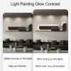 3D Sandstone Wall Art with LED Lights, Realistic Plant Decor for Home, Living Room, Bedroom, Bathroom, Classroom, Gym view 3