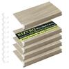 5 Pack Wire Shelf Covers,48x9x2in Wire Rack Covers for Pantry Durable PVC Shelf Liners-0.31 inch Thick, Moisture-Resistant Shelves Cover for Store Pantry Kitchen Removable Closet, #027 view 1
