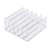 apcans Desktop File Organizers Acrylic Magazine Rack File Sorter Document Holders Book Storage Shelf for School Office Use view 1