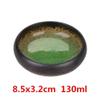 GLigeT Soy Sauce Dishes Dip Bowls Ceramic Saucers Sushi Plate Soy Sauce Dish Appetizer Dipping for Condiments Seasoning Dishes(Green) view 2