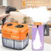 Upgraded 1.8Qt Handheld Steam Cleaner for Home Cleaning,6-Levels Adjustable Pressurized Handheld Steamer, Protable Hand held Steamer for Cleaning 10s Heat-Up, Protable Steam Cleaners Handheld for Home view 2