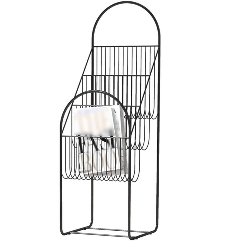 Decorative Brochure Stand Magazine Holder Rack Floor-Standing Household Corporate Culture Information & Newspaper Rack
