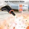 Steam Cleaner, Portable Steamer for Cleaning with 16pcs Accessories, 6-Level Adjustable, 15s Heat-Up, Handheld Steam Cleaner for Home for Tile, Grease, Dirt, Grout, Car Detailing, Orange view 4