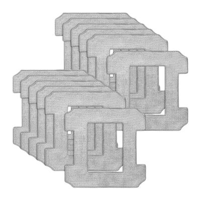 12Pack Cleaning Cloths - Compatible For Ecovacs Winbot W1 Pro, W1, W2 Omni, W2 Window Cleaning Robots, Reusable Cleaners Refills
