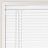 Blackout Aluminum Blinds for Indoor Windows 1 inch Mini Blinds Vinyl Cordless Window Shades for Home.White,97.5" W x 104" H view 1