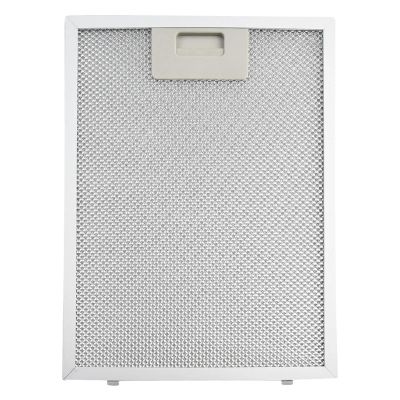 1X Kitchen Cooker Hood Filters Silver Cooker Hood Filters Metal Mesh Extractor Vent Filter Oil Filter Range Hood Accessories