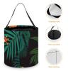 Halloween Tote Candy Bags, Gecko And Tropical Leaves Suitable for Party Supplies, Reusable Snack Gift Bags view 4