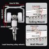 1-6m Aluminum Straight Curtain Tracks, Sliding Curtain Rail With Roller, for Living Room, Bathroom, Window, Hospital, BedroomDefault top Install(Silver,2m/6.56FT(2 * 1m)) view 2