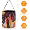 Halloween Tote Candy Bags, Cute Rooster Chickens Suitable for Party Supplies, Reusable Snack Gift Bags view 2