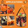 Halloween Tote Candy Bags, Cute Rooster Chickens Suitable for Party Supplies, Reusable Snack Gift Bags view 3
