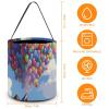 Halloween Tote Candy Bags, Colorful Balloon And House Suitable for Party Supplies, Reusable Snack Gift Bags view 2