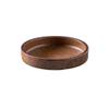 GLigeT Soy Sauce Dishes Retro Ceramic Round Sauce Dish Hot Pot Seasoning Dipping Plate Bowl Small Flavor Plates Seasoning Dishes(Brown) view 1