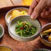 GLigeT Soy Sauce Dishes Retro Ceramic Round Sauce Dish Hot Pot Seasoning Dipping Plate Bowl Small Flavor Plates Seasoning Dishes(Brown) view 3