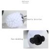 Compact Size Ceramics Toilet Brush Holder Set with Stainless Steel Handle Floor or Wall Mounted Splash-Proof view 3
