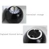Compact Size Ceramics Toilet Brush Holder Set with Stainless Steel Handle Floor or Wall Mounted Splash-Proof view 4
