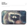 HEBVNJF Insulated Lunch Bag for Women Men Portable Reusable Lunch Box Funny Raccoon Basketball Leakproof Cooler Tote Bags for Work Travel Picnic view 3