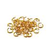 AMHUKIP 300pcs Colorful Split Jump Rings - 6mm, 8mm, 10mm Metal Jump Rings for DIY Jewelry Making & Craft Projects(Gold,10mm) view 1