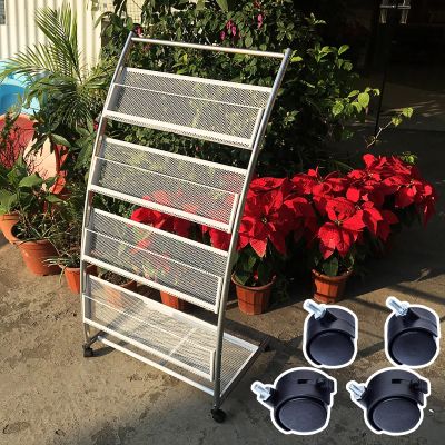UHRLGHS Magazine Rack Floor-Standing Magazine Rack Newspaper Rack Portable Commercial Newspaper Display Shelf Wall, Heavy Duty Catalog Organizer for Bedroom
