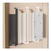 Paper Towel Holder, 2 Pcs Magnetic Holder Wall-Mounted for Kitchen Fridge Cabinet(Gray) view 4