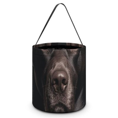 Halloween Tote Candy Bags, Black Lab Dog Suitable for Party Supplies, Reusable Snack Gift Bags