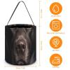 Halloween Tote Candy Bags, Black Lab Dog Suitable for Party Supplies, Reusable Snack Gift Bags view 2