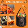 Halloween Tote Candy Bags, Black Lab Dog Suitable for Party Supplies, Reusable Snack Gift Bags view 3