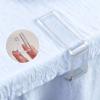 12 Pcs Transparent Hidden Plastic Tablecloth Clips, Detachable and Transparent with Elastic Fixing Brackets for Outdoor Table Tablecloths for Tabletop Thicknesses Ranging from 20mm to 35mm, Camping view 3
