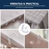 12 Pcs Transparent Hidden Plastic Tablecloth Clips, Detachable and Transparent with Elastic Fixing Brackets for Outdoor Table Tablecloths for Tabletop Thicknesses Ranging from 20mm to 35mm, Camping view 4