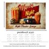 10x16 Movie Area Rug, Theater Lounge Area Rug, Movie Night Home Theater Floor Rugs, Vintage Movies Theaters Rugs, Washable Low Pile Film Carpet for Living Room view 2