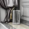 GJMDCMA Metal Umbrella Stand - Round Umbrella Holder for Walking Sticks & Toys, 24x58cm, Stylish Black Umbrella Rack, Durable Umbrella Storage Solution view 3