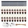 GORBUS 20pcs Academic Celebration Keychains With Gift Labels And Drawstring Pouches Graduation Theme Rings Accessories Zinc view 1
