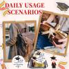 GORBUS 20pcs Academic Celebration Keychains With Gift Labels And Drawstring Pouches Graduation Theme Rings Accessories Zinc view 3