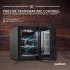 Ivation 6 Bottle Thermoelectric Wine Cooler & Fridge, Black view 2