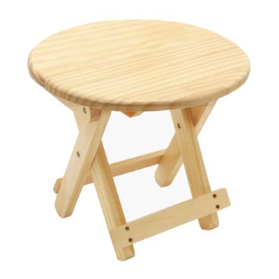 AFCFZBTBNM Folding Chair, Wooden Camping Chair, Solid Pine Portable Footstool for Indoor and Outdoor Use, Compact Foldable Small Chair for Travel, Garden, Fishing, Hiking