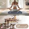 Square Stool Cushions with Ties for Bar Stool, Breathable Square Chair Pads Seat Cushions with Non-Slip Bottom for KitchenOutdoorOfficeDiningBleachers - Chair Cushions Only(3,40x10cm/16x4in) view 2
