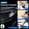 Sycoodeal Handheld Car Vacuum Cleaner, 25000PA Strong Cyclonic Suction Portable Mini Vacuum Cordless with Digital Display Lightweight Handheld for Pet Hair, Car, Home, Office, Kitchen(Silver) view 4