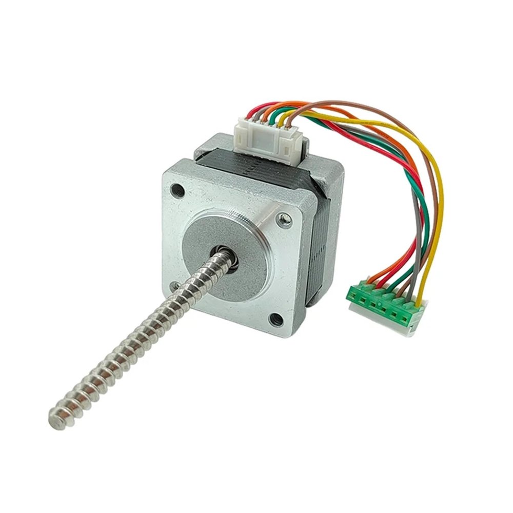 1pcs 35MM Stepper Motor 1.8 Degree 2-Phase 4-Wire Stepping Motor Dual Ball Bearing 5MM Long Screw Shaft