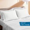 1000-TC Pima Cotton Pillowcases with Envelope Closure (2-Pack), King Size (20" x 40") White Stripe view 2