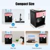 5 Gallon Top Loading Water Cooler Dispenser, Stainless Steel Countertop Water Dispenser with 3 Temperature Settings, Electric Hot & Cold Water Cooler for Home, Office (Pink) view 2