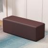 DESALAI PU Leather Shoe Bench,Rest Area Waiting Chair,End of Bed Bench with Padded Seat,Ottoman Bench for Dining Room Living Room Bedroom(120x40x40cm, Coffee) view 1