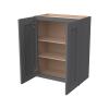 HCIOAN Wall-Mounted Cabinet  Solid Wood Shaker Style Medicine Cabinet with Adjustable Shelves & Soft-Close Doors for Bathroom, Kitchen, and Office Storage (Pebble Gray, 33" W x 12" D x 30" H) view 4
