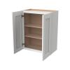 HCIOAN Wall-Mounted Cabinet  Solid Wood Shaker Style Medicine Cabinet with Adjustable Shelves & Soft-Close Doors for Bathroom, Kitchen, and Office Storage (Origami White, 30" W x 12" D x 42" H) view 4